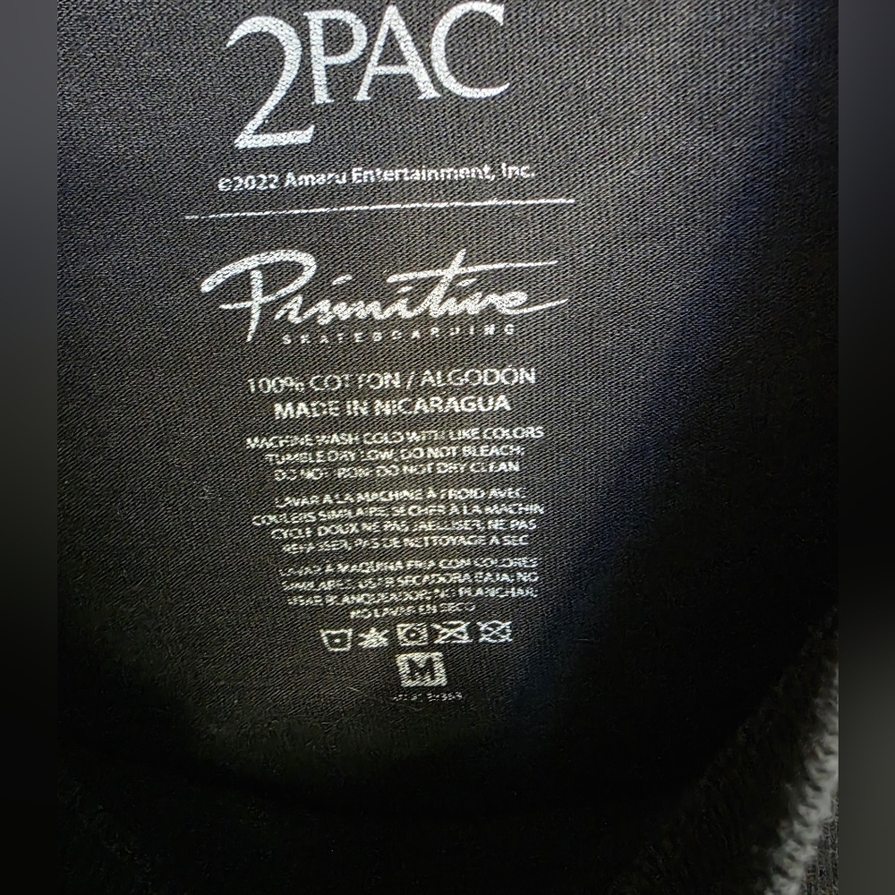 Primitive X 2PAC Black Graphic Tee - Picture 4 of 6